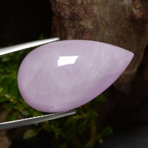 Kunzite Rosa violetto naturale da 21.64 ct, Forma a pera, Traslucido
