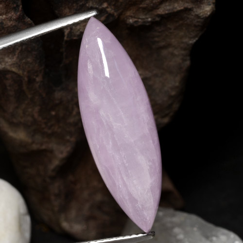 Kunzite Rosa viola naturale da 17.95 ct, Taglio marquise, Traslucido
