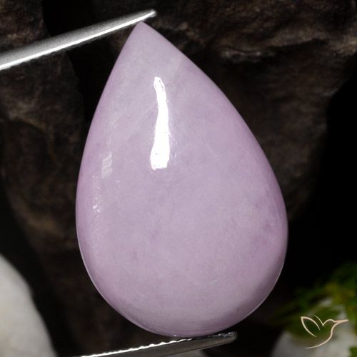 26.27ct Naturale Rosa medio-chiaro Kunzite, Forma a pera, Traslucido