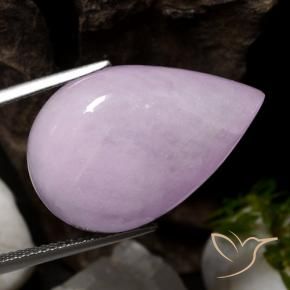 Kunzite Rosa medio-chiaro naturale da 26.27 ct, Forma a pera, Traslucido
