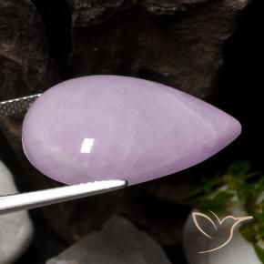 Kunzite Rosa medio-chiaro naturale da 26.27 ct, Forma a pera, Traslucido