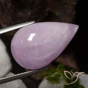Kunzite Rosa medio-chiaro naturale da 18.29 ct, Forma a pera, Traslucido