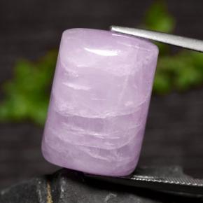 Kunzite naturale viola da 24,87 ct, taglio a cuscino, traslucido