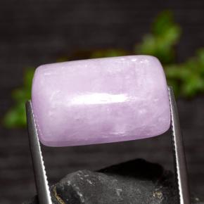 Kunzite naturale viola da 24,87 ct, taglio a cuscino, traslucido