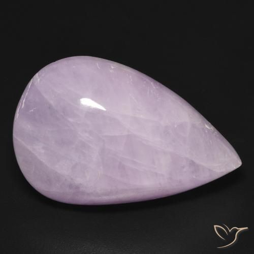 23.79ct Naturale Viola chiaro Kunzite, Forma a pera, Traslucido