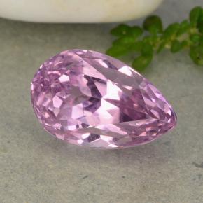 Kunzite Rosa naturale da 8.88 ct, Forma a pera, VVS-VS