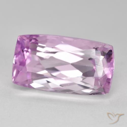 Kunzite Viola molto chiaro naturale da 10.49 ct, Cuscino, VS
