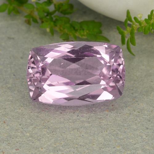 Kunzite naturale rosa da 7,54 ct, taglio a cuscino, VS
