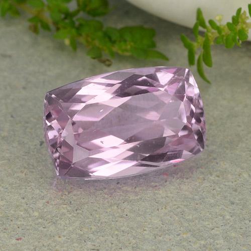 Kunzite naturale rosa da 7,54 ct, taglio a cuscino, VS