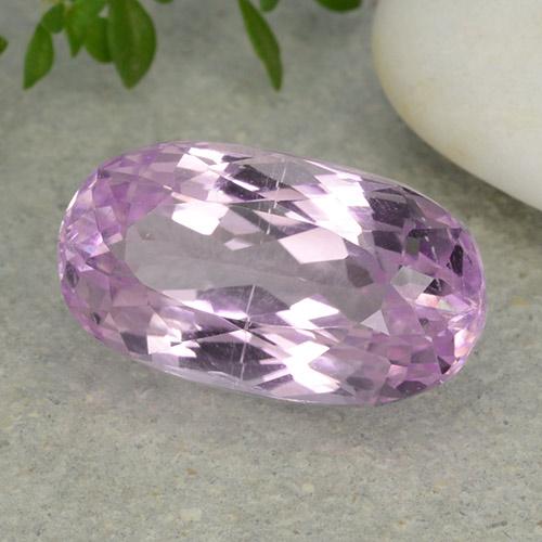 Kunzite naturale rosa da 8,32 ct, taglio ovale, VVS-VS