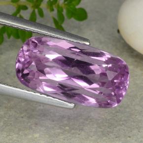 Kunzite naturale rosa da 8,48 ct, taglio a cuscino, VVS-VS