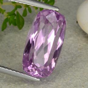 Kunzite naturale rosa da 8,48 ct, taglio a cuscino, VVS-VS