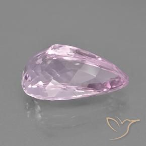 Kunzite Tono rosa ciliegia naturale da 9.81 ct, Forma a pera, VS