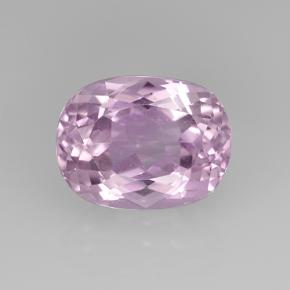 Kunzite Rosa chiaro naturale da 6.47 ct, Taglio ovale, VVS-VS