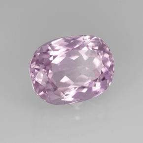 Kunzite Rosa chiaro naturale da 6.47 ct, Taglio ovale, VVS-VS