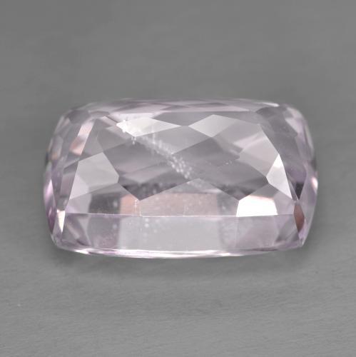 Kunzite naturale rosa da 19,54 ct, taglio a cuscino, VS