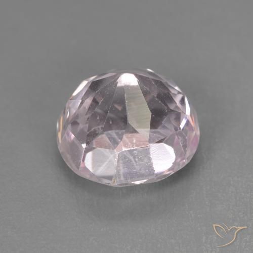 Kunzite Rosa Molto Chiaro naturale da 3.46 ct, Ovale, VS