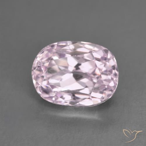 Kunzite Rosa medio naturale da 3.38 ct, Ovale, VS