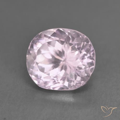 Kunzite Rosa Molto Chiaro naturale da 3.30 ct, Cuscino, VS-SI