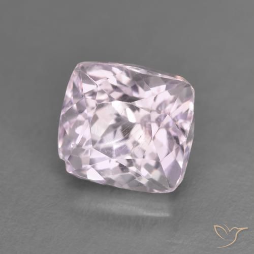 Kunzite Rosa Lavanda Molto Chiaro naturale da 2.66 ct, Cuscino, VS-SI