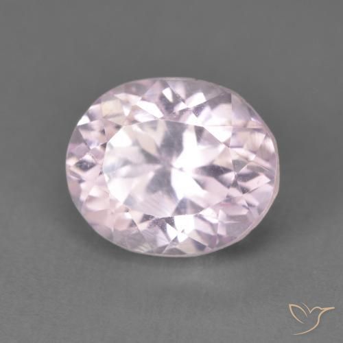 2.80ct Naturale Rosa Lavanda Molto Chiaro Kunzite, Ovale, VS