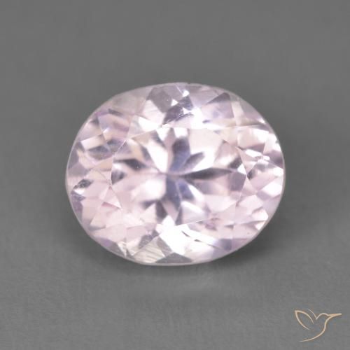 Kunzite Rosa Lavanda Molto Chiaro naturale da 2.80 ct, Ovale, VS