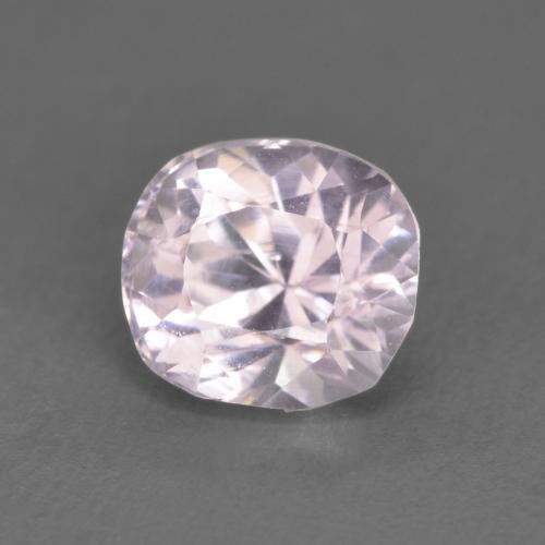Kunzite naturale rosa da 1,33 ct, taglio a cuscino, VS