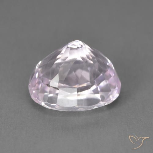 Kunzite Rosa violaceo Bianco naturale da 3.80 ct, Ovale, Opaco