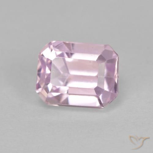 Kunzite Viola chiaro naturale da 2.07 ct, Ottagonale / Taglio smeraldo, VVS