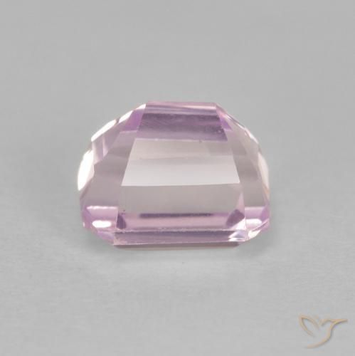 Kunzite Viola chiaro naturale da 2.07 ct, Ottagonale / Taglio smeraldo, VVS