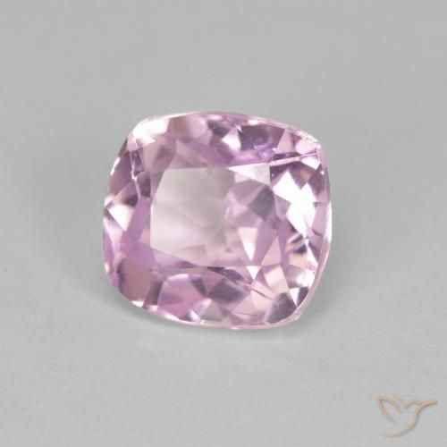 Kunzite Viola medio naturale da 3.03 ct, Cuscino, VVS