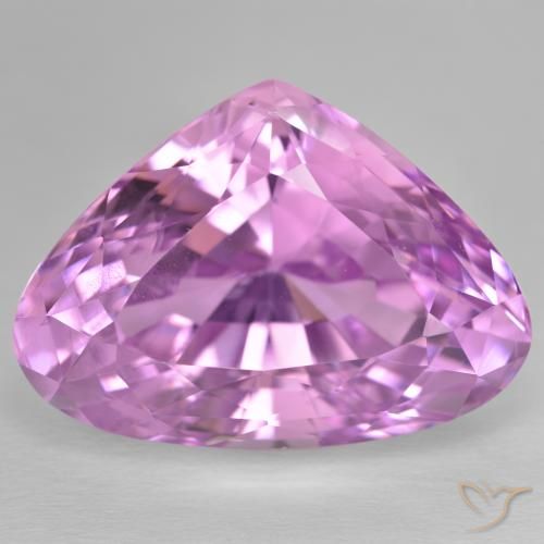 45.90ct Naturale Viola Rosato Viola Kunzite, Forma a pera, VVS-VS