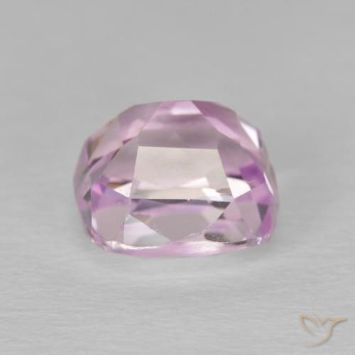 Kunzite Lilla chiaro naturale da 3.39 ct, Cuscino, VVS-VS