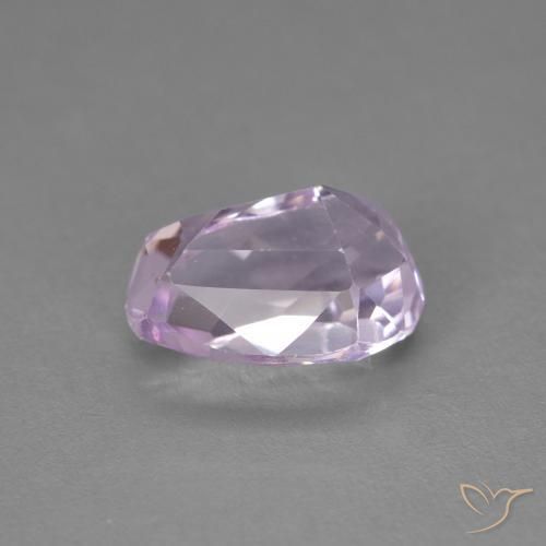 Kunzite Lilla chiaro naturale da 3.01 ct, Forma a pera, VVS-VS