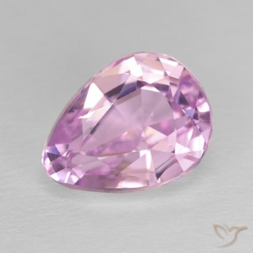 7.36ct Naturale Lilla Kunzite, Forma a pera, VVS