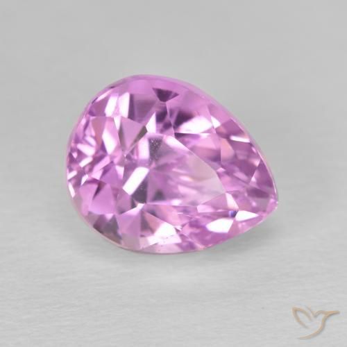 Kunzite Viola Rosato Viola naturale da 4.52 ct, Forma a pera, VS