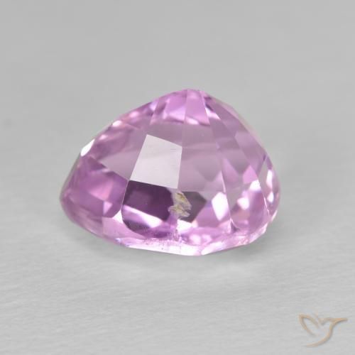 Kunzite Viola Rosato Viola naturale da 4.52 ct, Forma a pera, VS