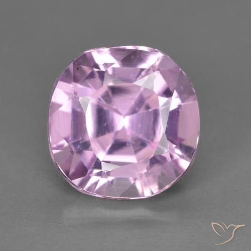 4.37ct Naturale Medium Light-Purple Kunzite, Cuscino, VVS-VS