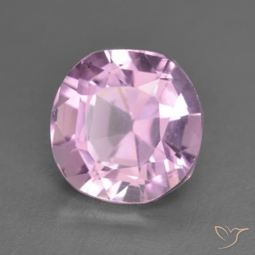 Kunzite Medium Light-Purple naturale da 4.37 ct, Cuscino, VVS-VS