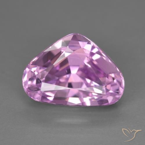 9.68ct Naturale Viola medio Kunzite, Forma a pera, VVS-VS