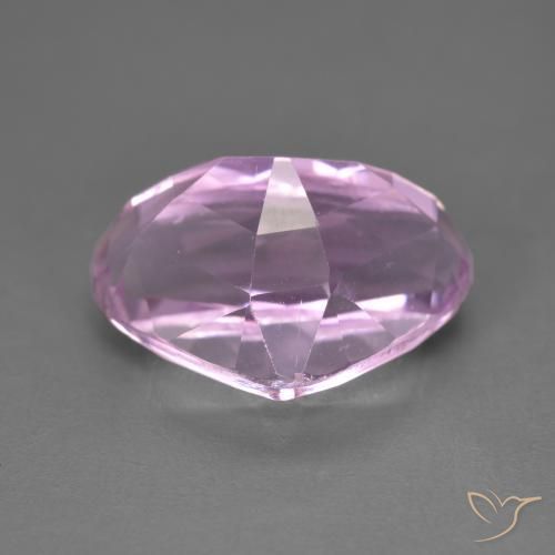 Kunzite Viola medio naturale da 9.68 ct, Forma a pera, VVS-VS