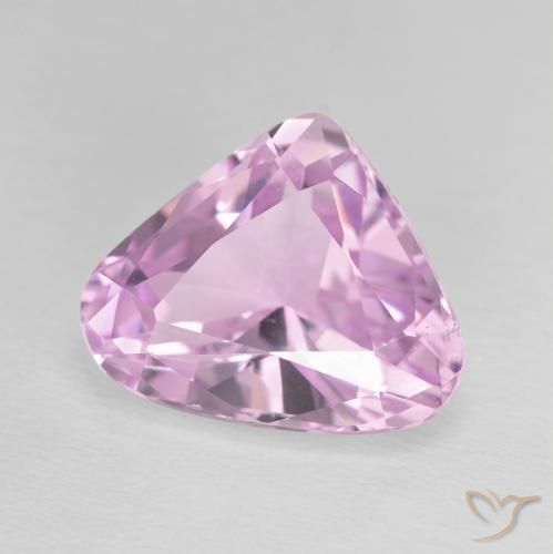 Kunzite Lilla naturale da 9.79 ct, Forma a pera, VVS-VS