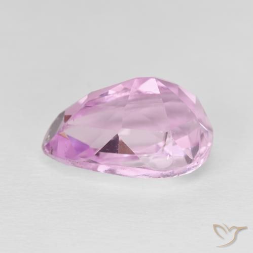 Kunzite Viola medio naturale da 10.13 ct, Forma a pera, VVS-VS