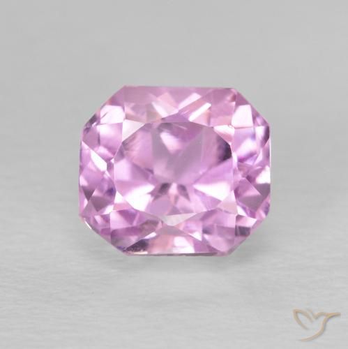 2.29ct Naturale Rosa Viola Kunzite, Taglio smeraldo, VS