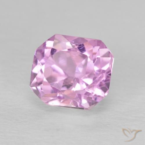 Kunzite Rosa Viola naturale da 2.29 ct, Ottagonale / Taglio smeraldo, VS