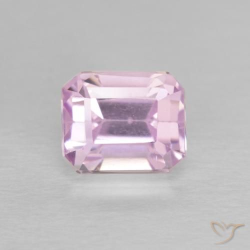 Kunzite Rosa viola chiaro naturale da 2.01 ct, Ottagonale / Taglio smeraldo, VS