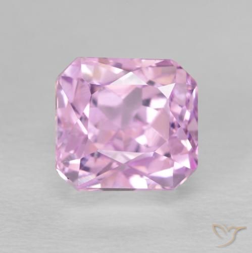 2.99ct Naturale Rosa Viola Kunzite, Taglio smeraldo, VS