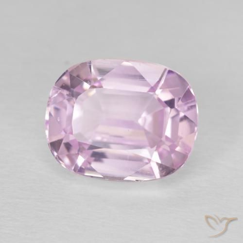 Kunzite Rosa viola chiaro naturale da 5.32 ct, Ovale, VS