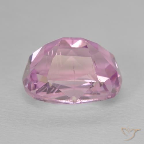 Kunzite Viola medio naturale da 8.10 ct, Ovale, VVS-VS