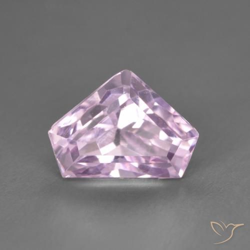 Kunzite Viola chiaro naturale da 2.58 ct, Taglio a fantasia, VVS